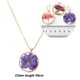 thumbnail image 2 of Collar con colgante de flores secas, collar de girasol de resina para mujeres y niñas MFZFUKR BST3006972-1, 2 of 5