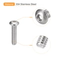 thumbnail image 4 of #6-32x5/8" Button Head Socket Cap Screws, 50 Pack 304 Stainless Steel Screws, 4 of 5
