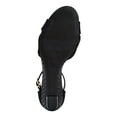thumbnail image 4 of CHARTER CLUB Womens Black Crisscross Straps Ankle Strap Padded Gippi Round Toe Wedge Buckle Dress Sandals Shoes 11 M, 4 of 4