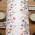 thumbnail image 5 of Table Runners 90 Inches Long Dress Scarves, Spring Floral Farmhouse Coffee/Dining/Kitchen Table Runner for Living Room, Elegant Flowers Farmhouse Botanical 13x90 Inch, 5 of 9
