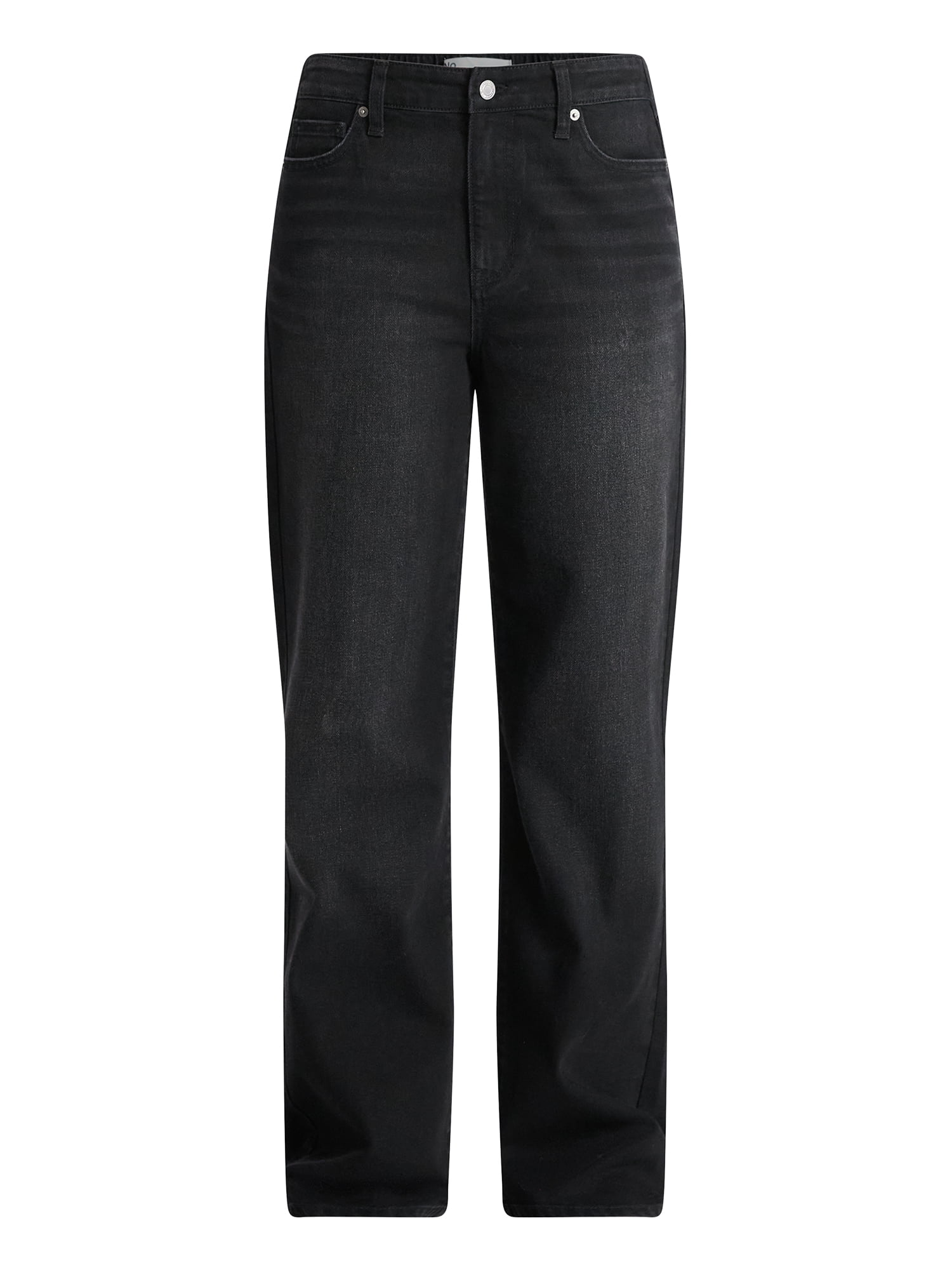 No Boundaries High Rise Baggy Wide Leg Jeans, 32" Inseam, Women's and Women's Plus Sizes XXS-4X