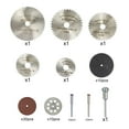 thumbnail image 4 of 60 Pcs Saw Blade Set HSS Mini Circular Saw Blade for Rotary Tools Resin Cut- Wheels, 4 of 6