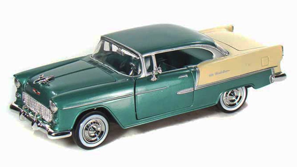 1:18 Ertl Chevy Bel Air '55 HT neptune green or harvest gold gypsy red coral 