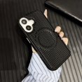 thumbnail image 3 of Funda de teléfono de carga magnética de lujo adecuada para iPhone 11 12 13 14 15 16 Pro Max Plus cubierta protectora anticaídas 16pro Max Plus, 3 of 5