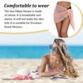 thumbnail image 4 of Guardurnaity Vestidos de playa Gancho de ganchillo Cubierta de de encaje Secado rápido Cómodo de usar Buena elasticidad corta Rojo S Accesorios de disfraces Rosado L Guardurnaity AP009709-15B, 4 of 6