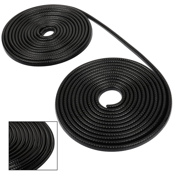 30FT/9M U- Shape Seal Door Strip for Doors and Windows Professional Self-Adhesive Anti-Collision Ageing-Resistant Soundproof Waterproof Dustproof Windproof Strip Weather Stripping for Door