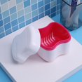 thumbnail image 3 of Caja de dentadura postiza de viaje para baño, contenedor de limpieza de dientes postizos (C) Likrtyny Cuidado Belleza, 3 of 9