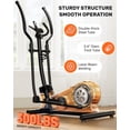 thumbnail image 4 of Elliptical  with Magnetic Resistance for Home Gym, Quiet Exercise Equipment with LCD Monitor and 8-Level Adjustment, 300LBS Capacity, 4 of 8