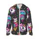 thumbnail image 1 of Balery Cat Icecream Sudadera ligera de manga larga con capucha y protección solar UPF 50+ para hombre y mujer, ideal para pesca y running-Small, 1 of 7