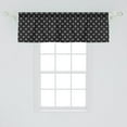 thumbnail image 2 of Ambesonne Vintage Window Valance, Antique Medieval Baroque, 42" x 18", Charcoal Grey, 2 of 3