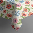 thumbnail image 4 of Pioneer Flower Floral Print Pattern Rectangle Tablecloth 60"x120", Waterproof Polyester Table Cloth, Wipeable Spillproof for Dining Camping Indoor Outdoor, 4 of 6