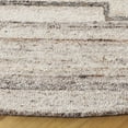 thumbnail image 3 of SAFAVIEH Kenya Alphonse Geometric Area Rug, Brown/Beige, 6' x 6' Round, 3 of 10