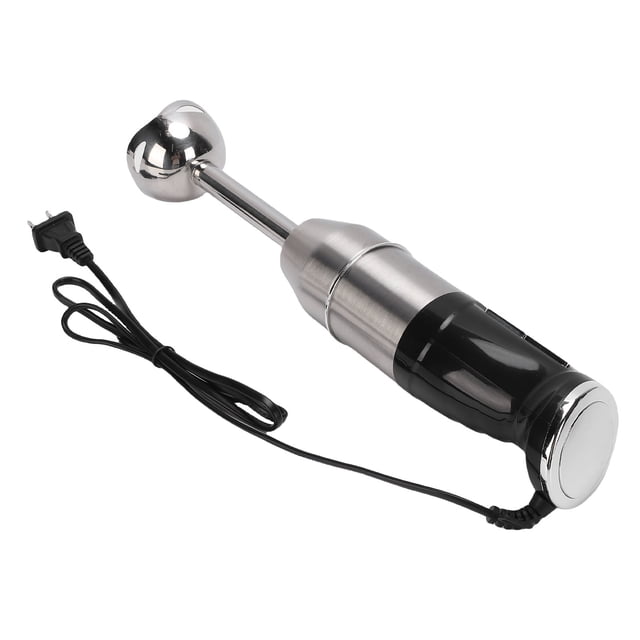 Kitchen Immersion Hand Blender 400W Electric Handheld Portable Stick Mixer for Effortless Blending Smoothies Shakes Puree Round