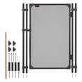 thumbnail image 1 of VEVOR Pool Fence Gate, 4 x 2.5 ft Inground Swimming Pool Fences Gate, Outdoor Security Fencing Door Kit with Self-Closing and Self-Locking Design, 352 gsm Teslin PVC Mesh, Easy Installation, Black, 1 of 9
