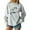 Gray, variant on merry and bright Women's Fashion Casual Long Sleeve Loose Christmas Printed Round Neck Pullover Hoodie Sweatshirt for Christmas Parties and Everyday Comfort