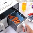 thumbnail image 3 of Oiur Air Fryers Pan Convenient Good Toughness Reusable Air Frying Pot Liner Silicone Tray Household Supply, 3 of 8
