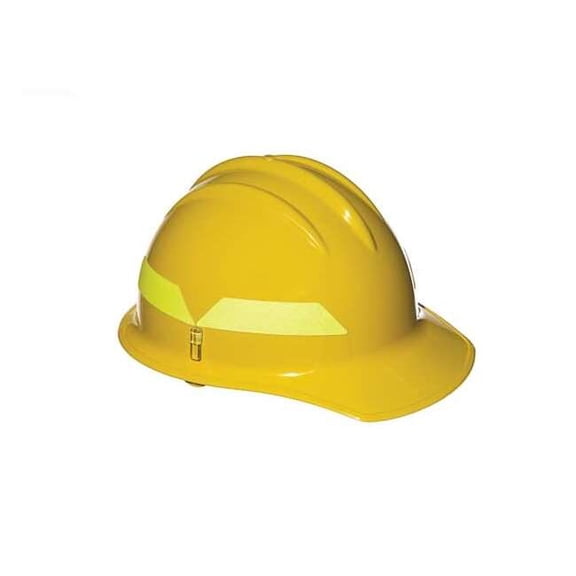 Bullard Fire Helmet,Yellow,Front Brim FCYLR