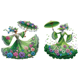 thumbnail image 1 of Pintura de diamante 5D DIY Taladro parcial con forma especial Kit de dama elegante 30x30 cm, 1 of 7