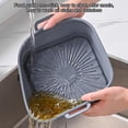 thumbnail image 3 of Silicone Air Fr yer Liners | Square Air Fr yer Pot with Handle | Food Safe Non-Stick Air Fr yer Silicone Bowl for Air F ryer Oven Accessories, Reusable & Easy Cleaning, 3 of 9