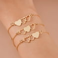 thumbnail image 3 of 3x Promise Matching Relationship Bracelets Sister Heart Bracelet Twins Jewelry, 3 of 9