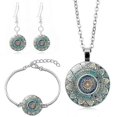 thumbnail image 1 of Women's necklace Chic & Modern Street Flower Jewelry Sets, 1 of 4