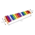 thumbnail image 3 of Colorido Glockenspiel Xilófono Madera y Aluminio Percusión Instrumento Musical Educativo, 3 of 7
