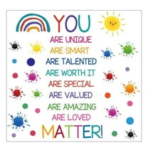 Inspirational Wall Art with Motivational Quotes Stickers for Bedroom Decoration PVC 1 Set