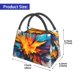 thumbnail image 2 of Fotbe Colorful Paint Print Bolsa Térmica Portátil con Estampado, Bolsa de Entrega de Alimentos Aislada, Bolsa Reutilizable de Gran Capacidad para Comidas y Supermercado, 2 of 6