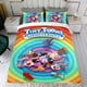 thumbnail image 4 of Tiny Toons Looniversity Conjunto de sábanas temático, trío de piezas, cómodo y amigable con la piel, diseño único, regalo de decoración para el hogar para familiares, amigos y fans,135cm *200cm, 4 of 6