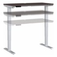 thumbnail image 1 of Pemberly Row 48W Height Adjustable Desk in Storm Gray - Engineered Wood, 1 of 10