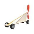thumbnail image 3 of Juego de modelo de experimento de ciencia de madera DIY, banda de goma, juguete de coche eléctrico, conjunto de Material DIY, conjunto de ensamblaje, 3 of 9