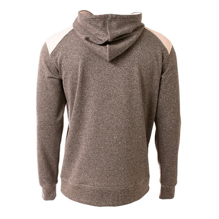 A4 - A4 Tourney Fleece Hoodie For Men in Heather/White | N4093 ...