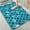 Blue Geometric Pattern, variant on 1pc Dolphins Lunar Display Bathroom Rug Bathroom Decor and Accessories- Durable,Anti Slip,And Quick Drying,Suitable For Indoor/outdoor Use - Perfect For Bathrooms,Bedrooms,Kitchens