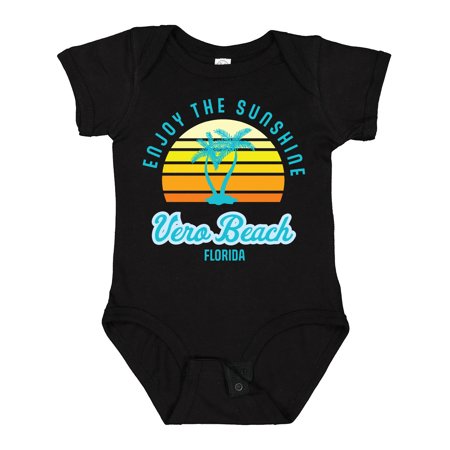 

Inktastic Summer Enjoy the Sunshine Vero Beach Florida in Blue Gift Baby Boy or Baby Girl Bodysuit