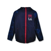 Fila Boys' Camo Windbreaker Jacket (Big Boys)