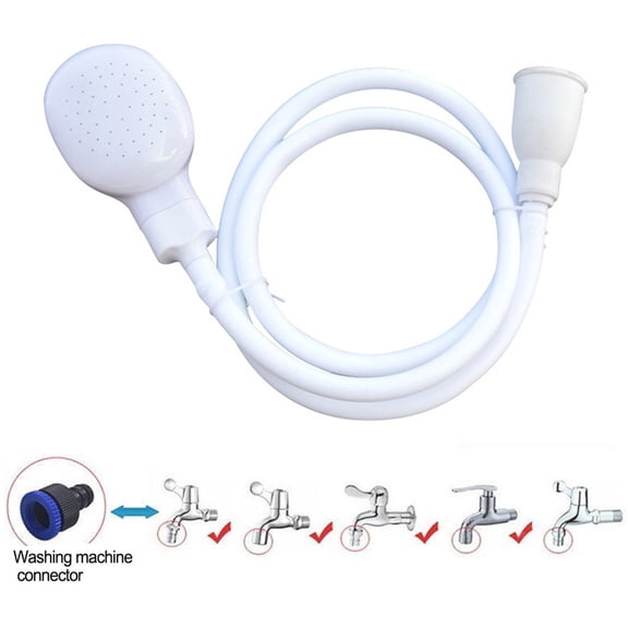 ACDANC Portable Sink Hose Faucet Sprayer-Handheld Pet Faucet Sprayer,Garden Tub Sprayer-Shower Head Spray Hose for Bathing Baby,Pets,Washing Hair,Rinsing Vegetables,Utility Sink