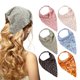 thumbnail image 1 of (6 st) Blommigt elastiskt hårband bohemisk scarf pannband chiffong turban pannband hårspännen kvinnor, 1 of 5