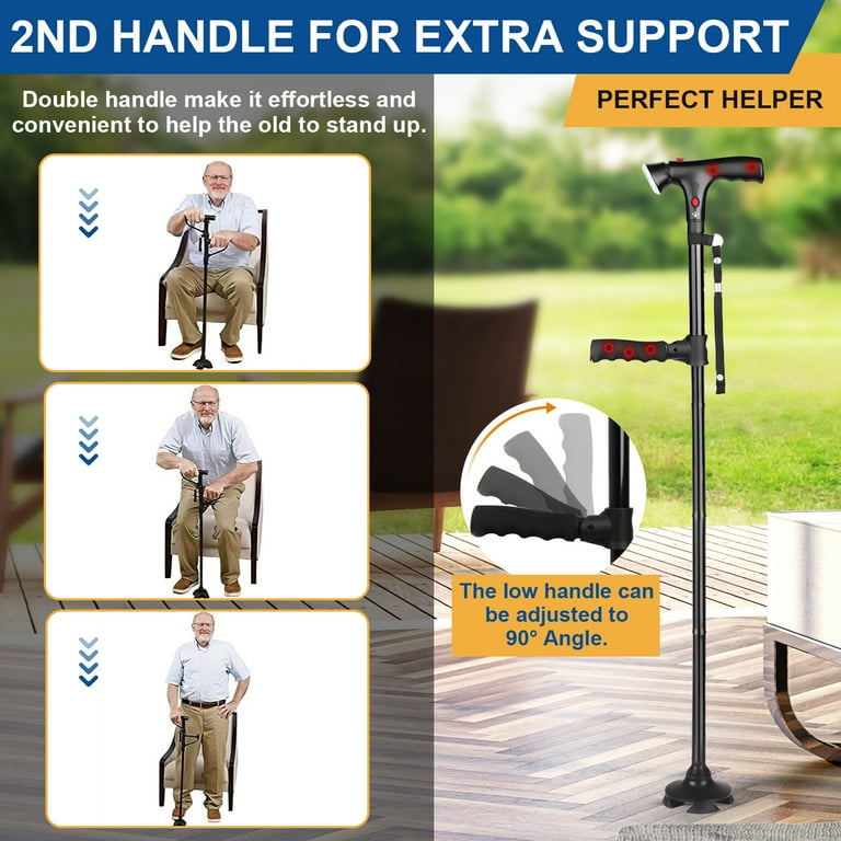 Extra Long and Strong Walking Canes & Sticks: Customized Comfort