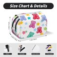 thumbnail image 5 of Large-Capacity Flip-Top Double-Layer Pencil Case, Multi-Functional Pocket Pen Case, Durable Stationery Organizer Little Bear Gummy Bears, 5 of 7