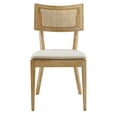 thumbnail image 6 of Side Dining Chair, Set of 2, Beige, Wood, Cottage Kitchen Cafe Bistro Hospitality Restaurant, Modern Contemporary HB36344, 6 of 11