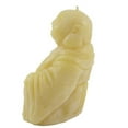 thumbnail image 2 of Beeswax Sitting Buddha Candle, 2 of 3