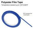 thumbnail image 3 of 2 Rollos de Cinta Eléctrica de Película de Poliester Azul 0.26 Pulgadas x 72 Yards Cinta de Alta Temperatura 6.5mm x 66m, 3 of 6