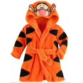 thumbnail image 1 of 2023 Baby Kids Mickey Mouse Hooded Bathrobe Fleece Dressing Gown Boy Girl Sleepwear Nightwear-9192339824707 Yellow Tiger 3-4 Years, 1 of 4