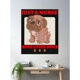 thumbnail image 2 of Just A Nurse Who Loves Dogs Poster Wall Art, Modern Wall Decor, 16x24 UNFRAMED, 2 of 3
