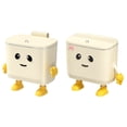 thumbnail image 3 of QualitChoice Rotho Kitchen Trash Bin Silent Opening And Closing Mini Modeling Abfalleimer Mit Deckel Mülleimer milky white DIYceiling12LBow Tie, 3 of 6