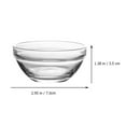 thumbnail image 2 of YSNOOWE Small Glass Bowls Transparent Heat Resistant Family Baking 12Pcs 7.5X7.5Cm, 2 of 6