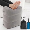 thumbnail image 2 of Inflatable Airplane Foot Rest with Hand Pump and Carry Bag, 2 of 5