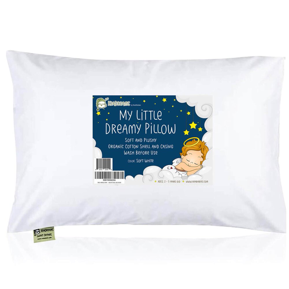 Toddler Pillow with Pillowcase 13X18 Toddler Pillows for Sleeping