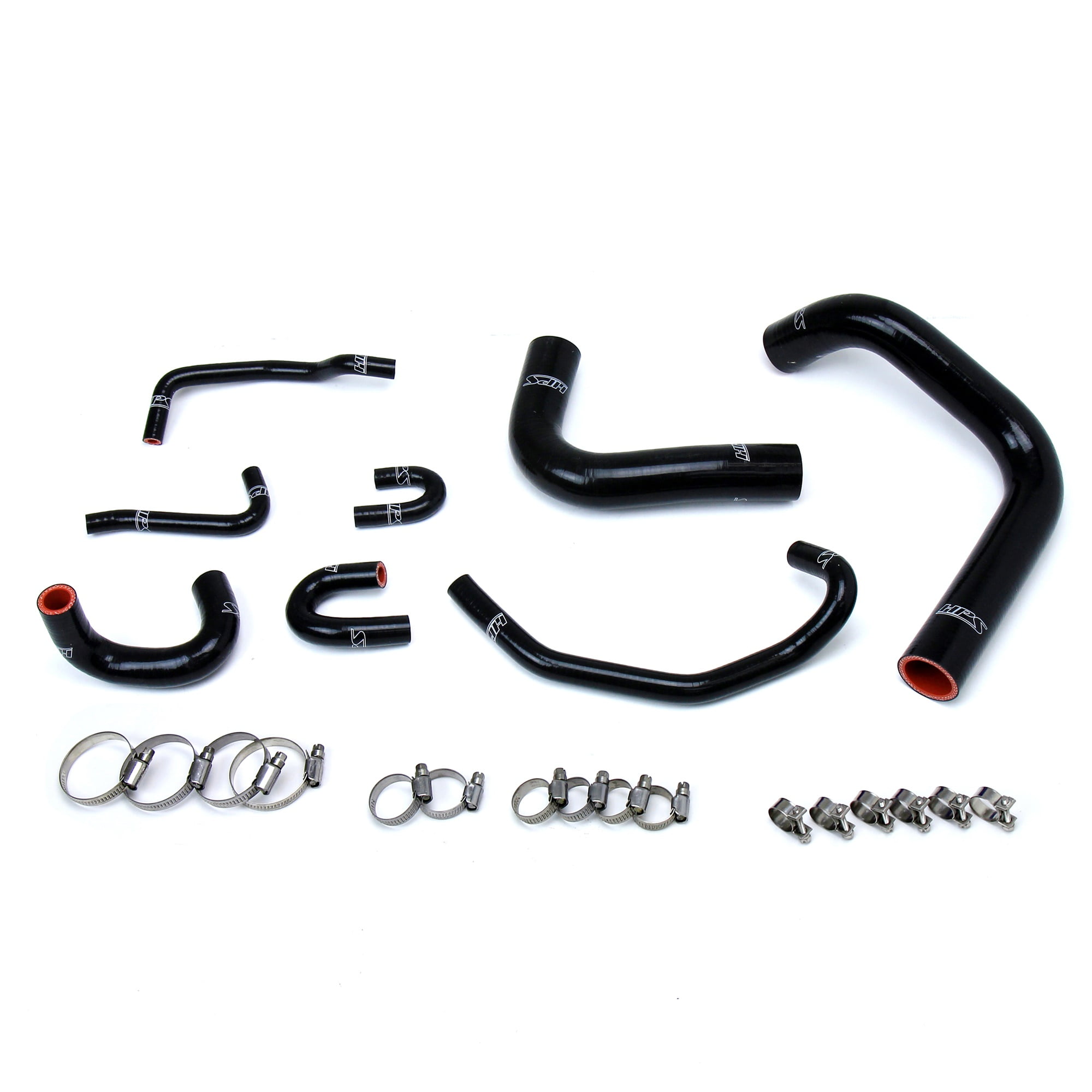 HPS Reinforced Black Silicone Radiator Hose Kit Coolant for Toyota 89 ...