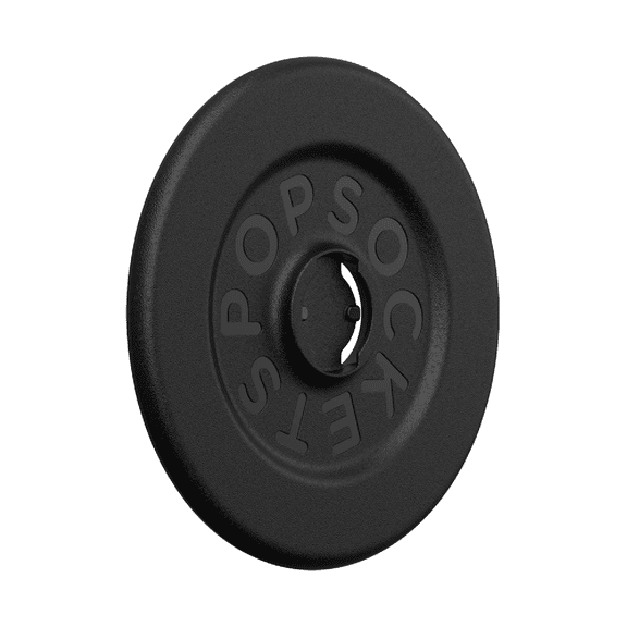 PopSockets Round Magnetic Base Only, Compatible with PopSockets Tops, Black - Black